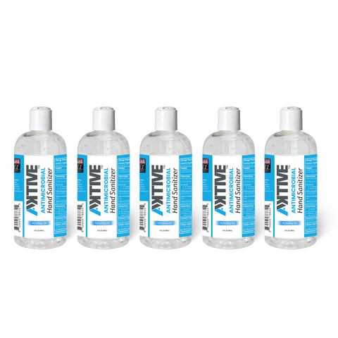 Aktive Hand-Sanitizer 16oz / 70% Ethanol (5 Count Pack)