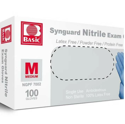 Medical Nitrile Exam Gloves - 100 count