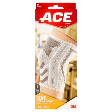 ACE Knitted Knee Brace w/Side Stabilizers Sizes S-L