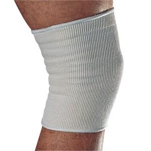 Elastic Knee Sleeve Brace for Added Support White Sizes M-L