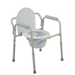 Folding Steel Commode by Drive Medical